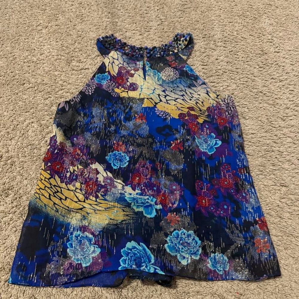 Eci Women's multi Blouse